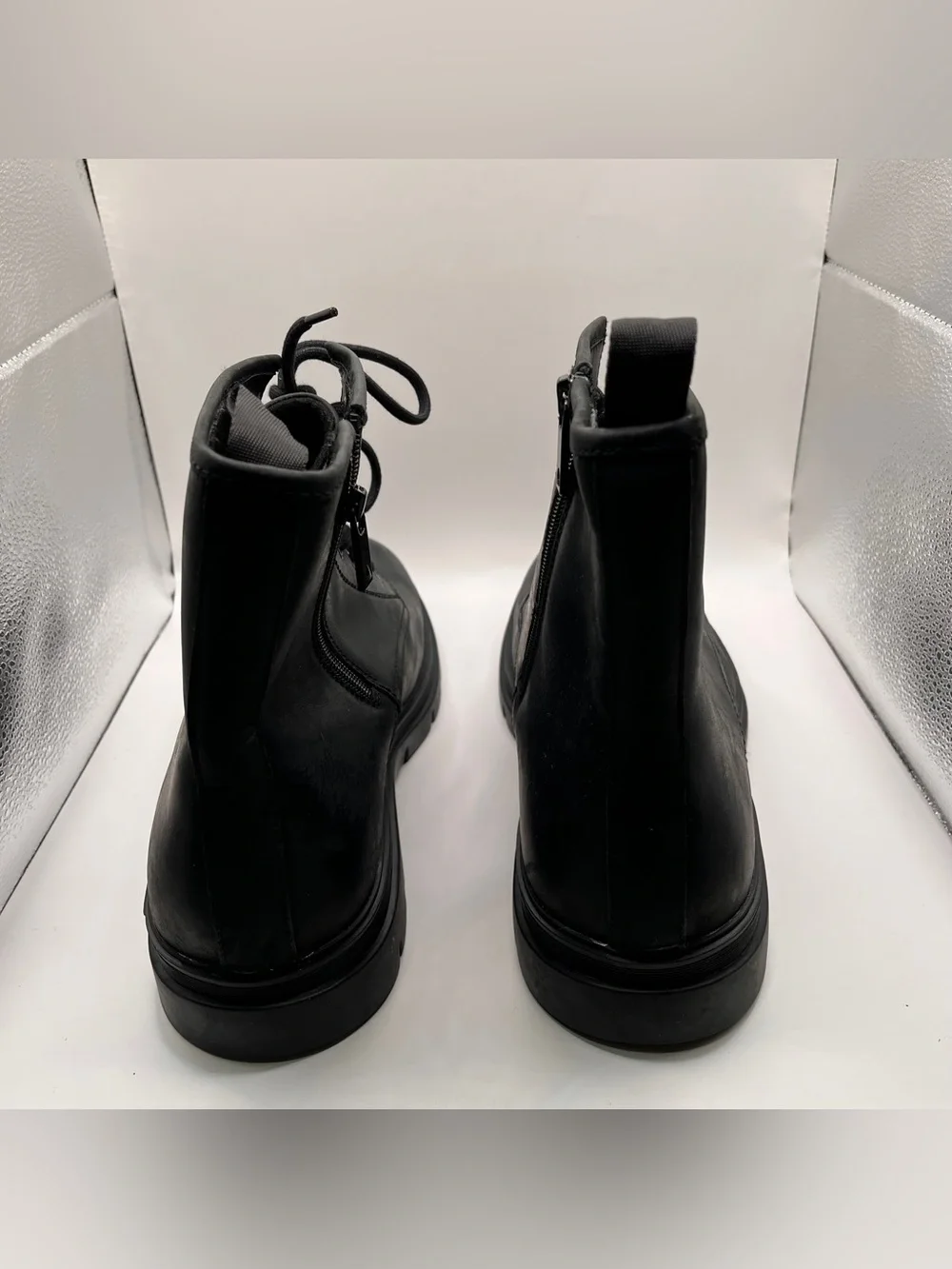 NWOB ALDO Graveldiver Waterproof Boot (Men) size 12 black combat lace waterproof